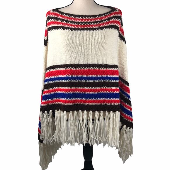 Shawl Hand Knitted Vintage  M/L - Picture 1 of 6